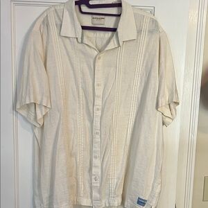 Scotch & Soda Cream Button Down Shirt